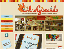 Tablet Screenshot of librogiocando.it